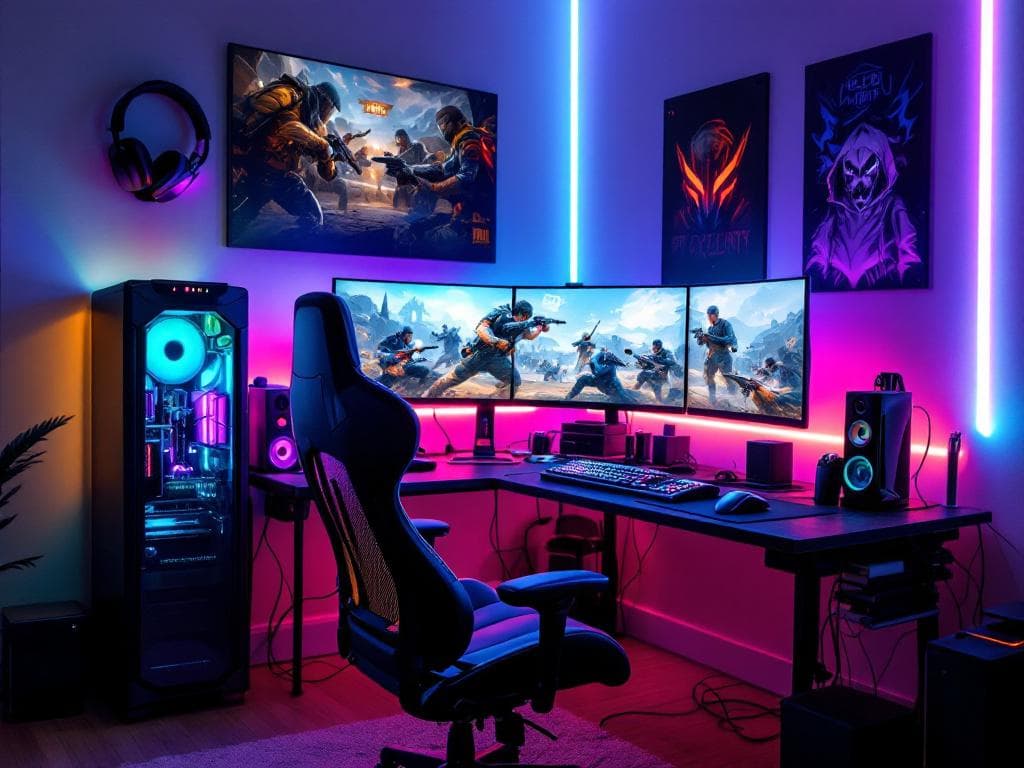 create image of gaming room