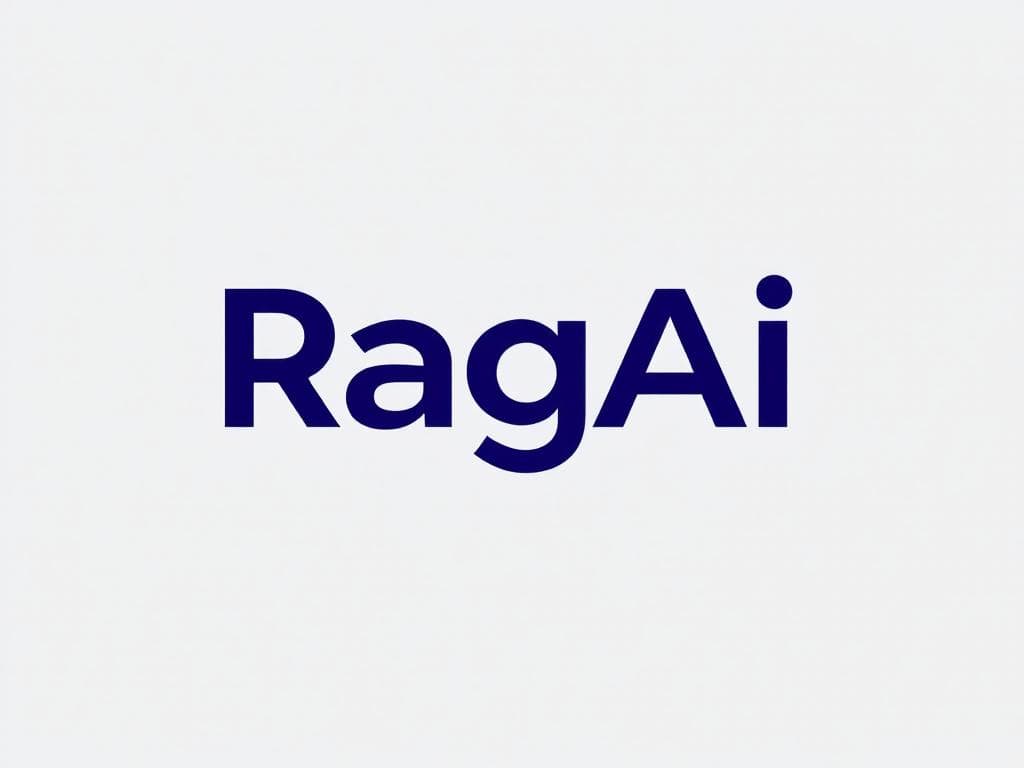 RagAi  logo image with no background means transparent