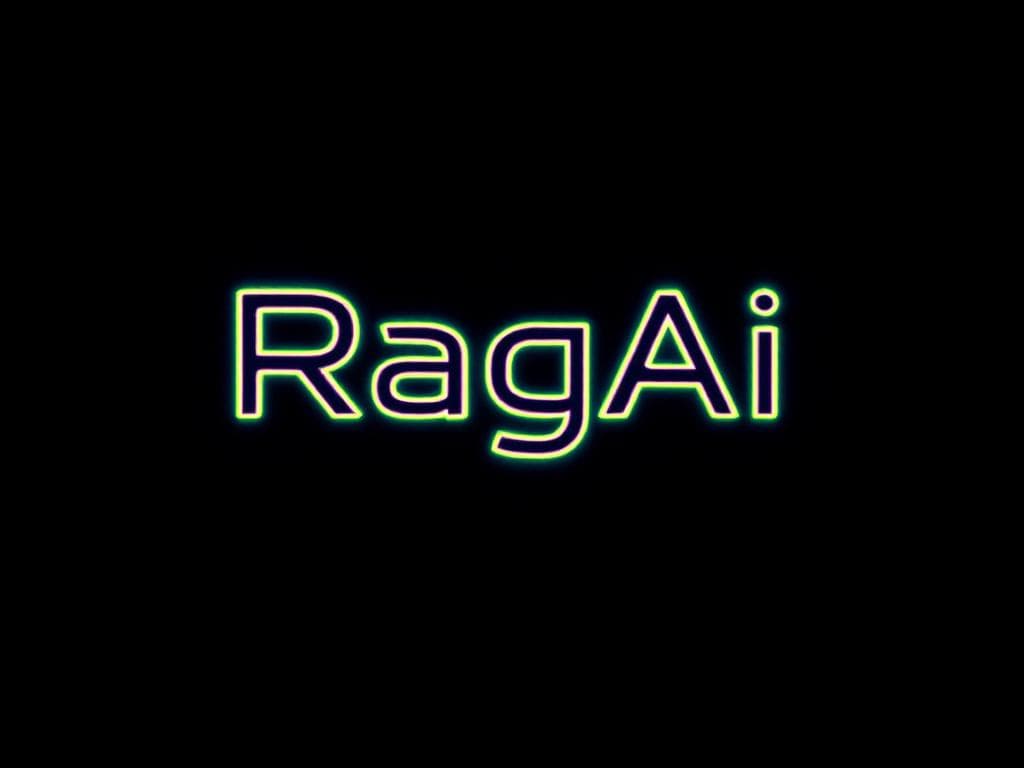 RagAi  logo image with no background means transparent stylish